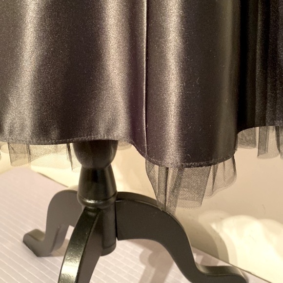 Jessica McClintock for Gunne Sax Vintage  strapless mini tuxedo dress size 7 - Picture 5 of 11